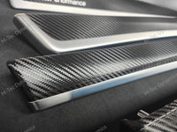 BMW F10 F11 AUTO INTERIOR TRIM SET - DEEP TEXTURED GLOSSY BLACK CARBON (MTD-TEX)