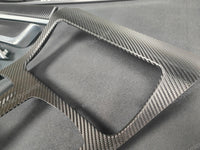 BMW F10 F11 AUTO INTERIOR TRIM SET - DEEP TEXTURED GLOSSY BLACK CARBON (MTD-TEX)