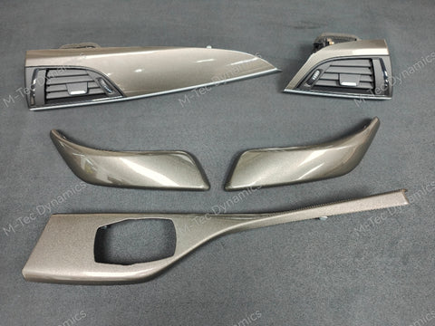 BMW F21 F22 INTERIOR TRIM SET - 3M METALLIC GREY / SILVER ACCENT (#6)