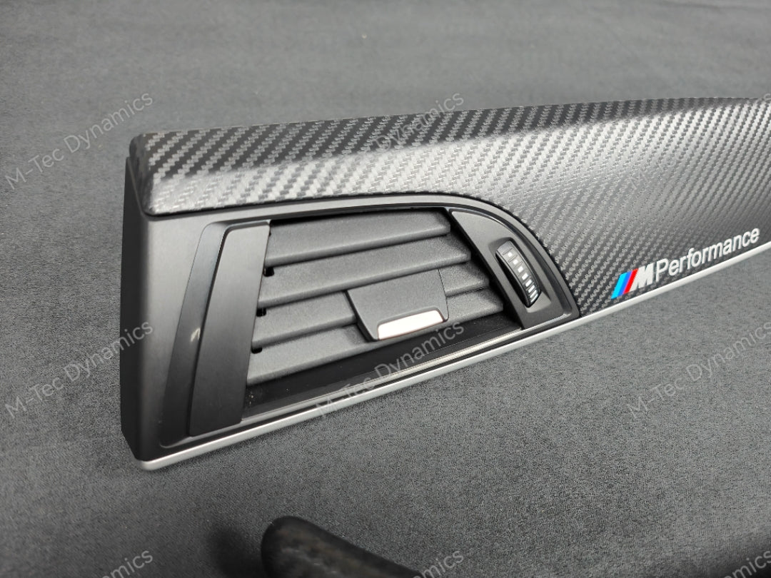 BMW F21 F22 INTERIOR TRIM SET - 3D CARBON / SILVER ACCENT