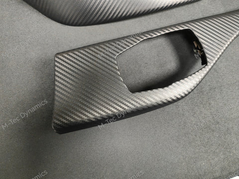 BMW F21 F22 INTERIOR TRIM SET - 3D CARBON / SILVER ACCENT (#11)