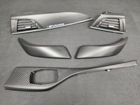 BMW F21 F22 INTERIOR TRIM SET - 3D CARBON / SILVER ACCENT