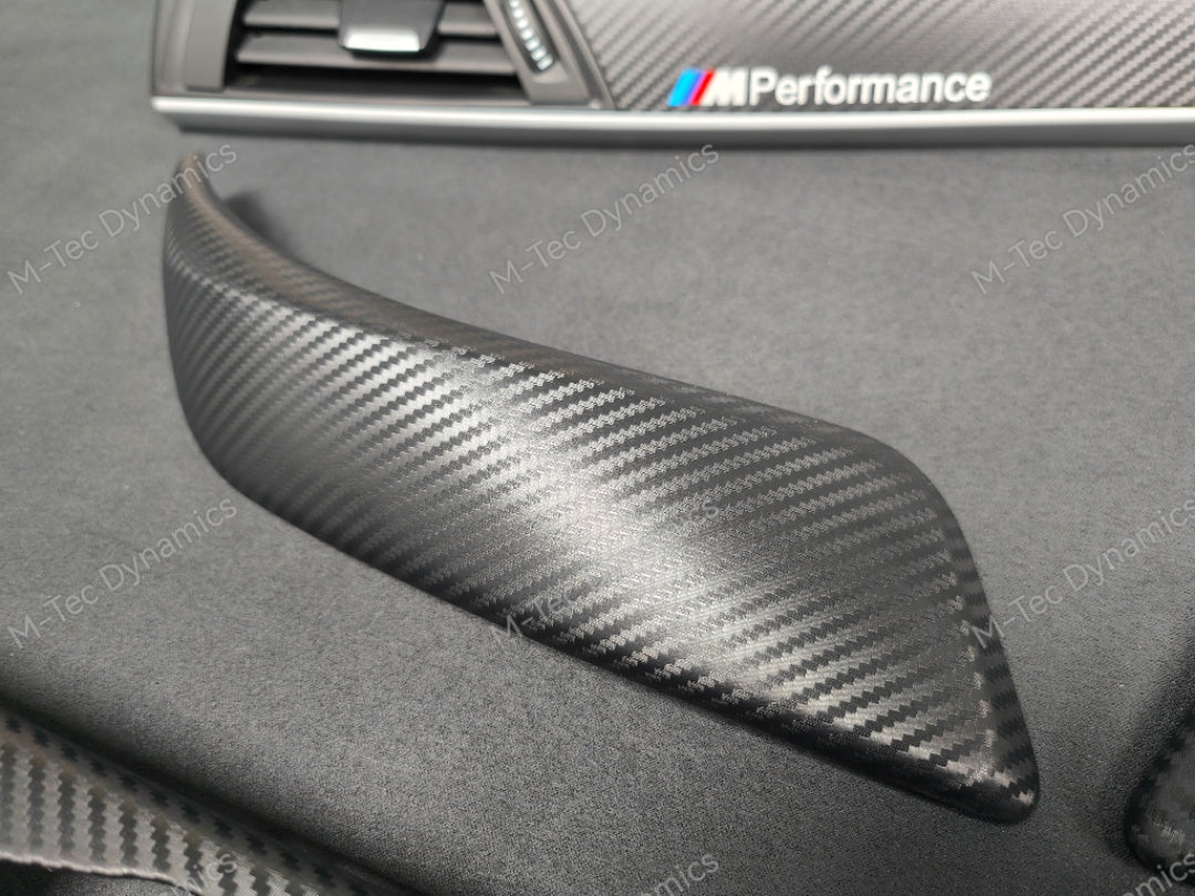 BMW F21 F22 INTERIOR TRIM SET - 3D CARBON / SILVER ACCENT