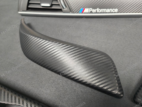 BMW F21 F22 INTERIOR TRIM SET - 3D CARBON / SILVER ACCENT (#11)
