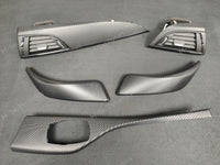 BMW F21 / F22 INTERIOR TRIM SET - 3D CARBON / GLOSS BLACK ACCENT