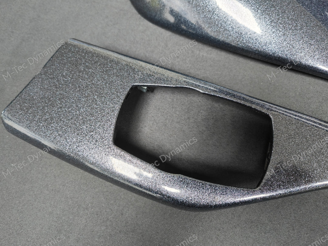 BMW F20 F21 F22 INTERIOR TRIM SET - METALLIC SPARKLE GREY / GLOSS BLACK ACCENT