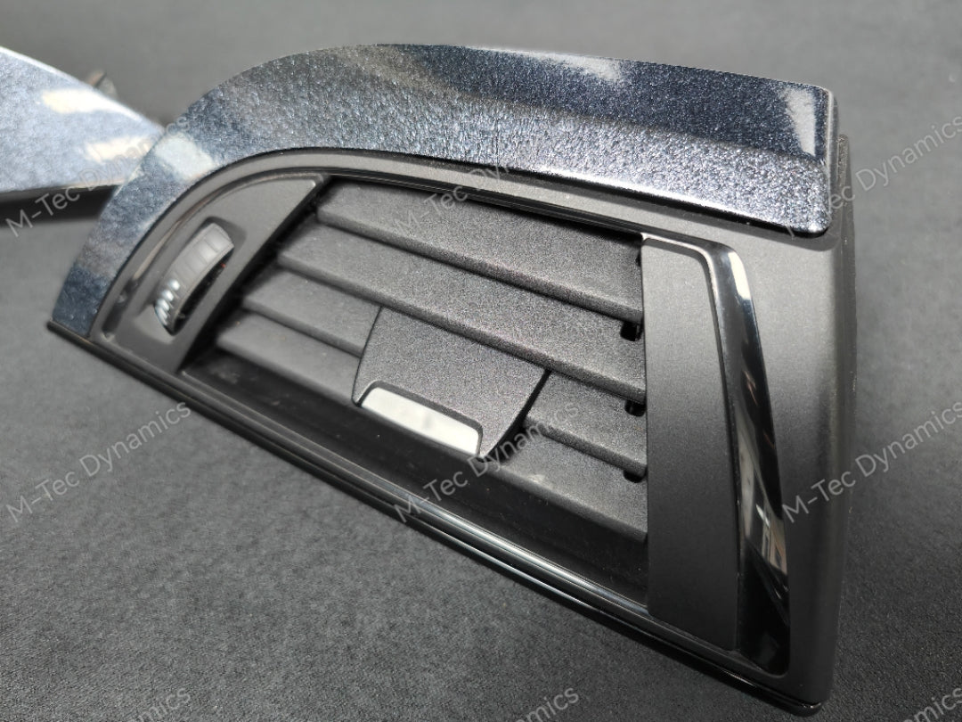 BMW F20 F21 F22 INTERIOR TRIM SET - METALLIC SPARKLE GREY / GLOSS BLACK ACCENT