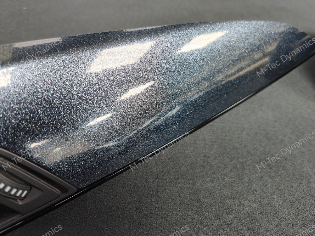 BMW F20 F21 F22 INTERIOR TRIM SET - METALLIC SPARKLE GREY / GLOSS BLACK ACCENT