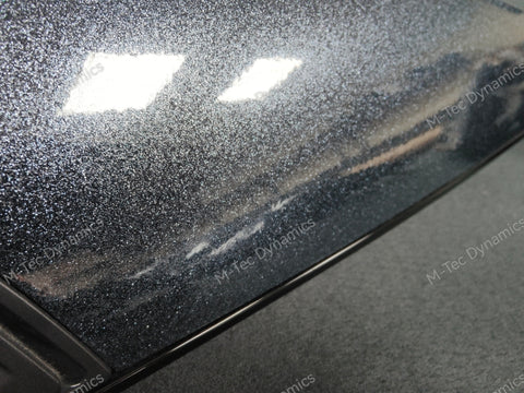 BMW F20 F21 F22 INTERIOR TRIM SET - METALLIC SPARKLE GREY / GLOSS BLACK ACCENT (#4)