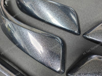 BMW F20 F21 F22 INTERIOR TRIM SET - METALLIC SPARKLE GREY / GLOSS BLACK ACCENT