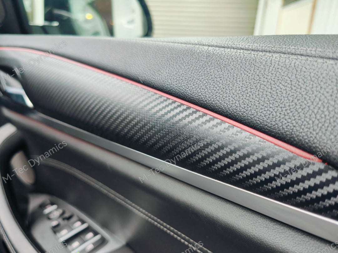 BMW F97 X3M COMPETITION INTERIOR TRIM SET WRAPPING SERVICE - 3D MATT CARBON