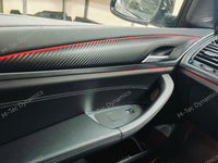 BMW F97 X3M COMPETITION INTERIOR TRIM SET WRAPPING SERVICE - 3D MATT CARBON