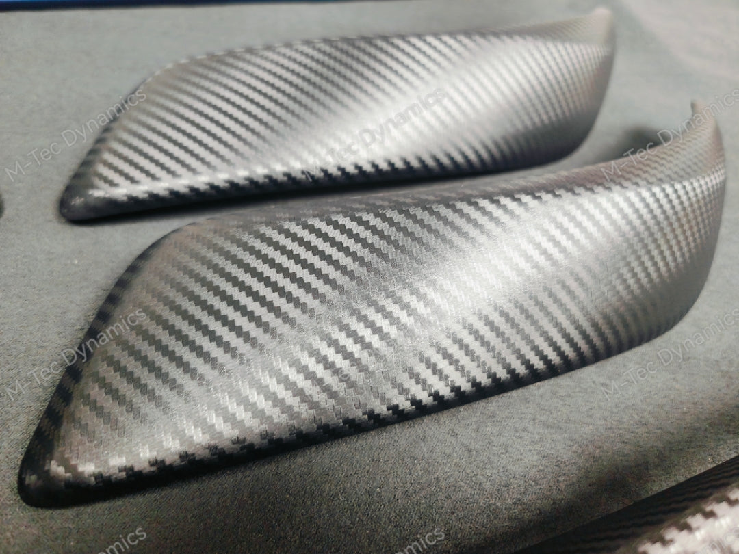 BMW F20 LCI-2 INTERIOR TRIM SET - 3D CARBON / BLUE ACCENT