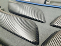 BMW F20 LCI-2 INTERIOR TRIM SET - 3D CARBON / BLUE ACCENT