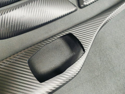 BMW F21 / F22 LCI-2 INTERIOR TRIM SET - 3D CARBON / BLUE ACCENT