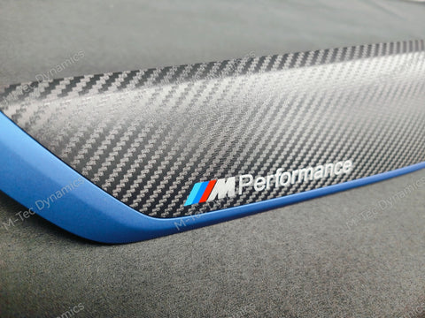 BMW F22 COUPE LCI-2 INTERIOR TRIM SET - 3D CARBON / BLUE ACCENT
