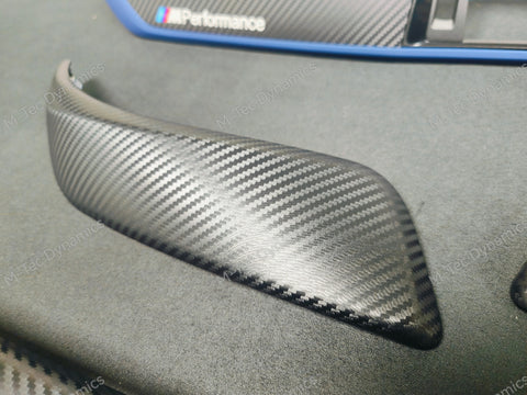BMW F22 COUPE LCI-2 INTERIOR TRIM SET - 3D CARBON / BLUE ACCENT