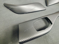 BMW F21 F22 LCI-2 INTERIOR TRIM SET - 3D CARBON / BLUE ACCENT