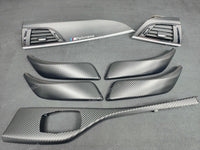 BMW F20 INTERIOR TRIM SET - 3D CARBON / WHITE ACCENT