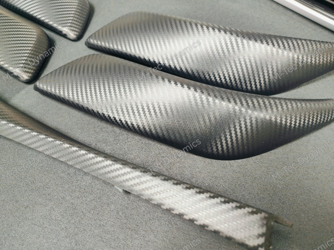 BMW F20 INTERIOR TRIM SET - 3D CARBON / WHITE ACCENT