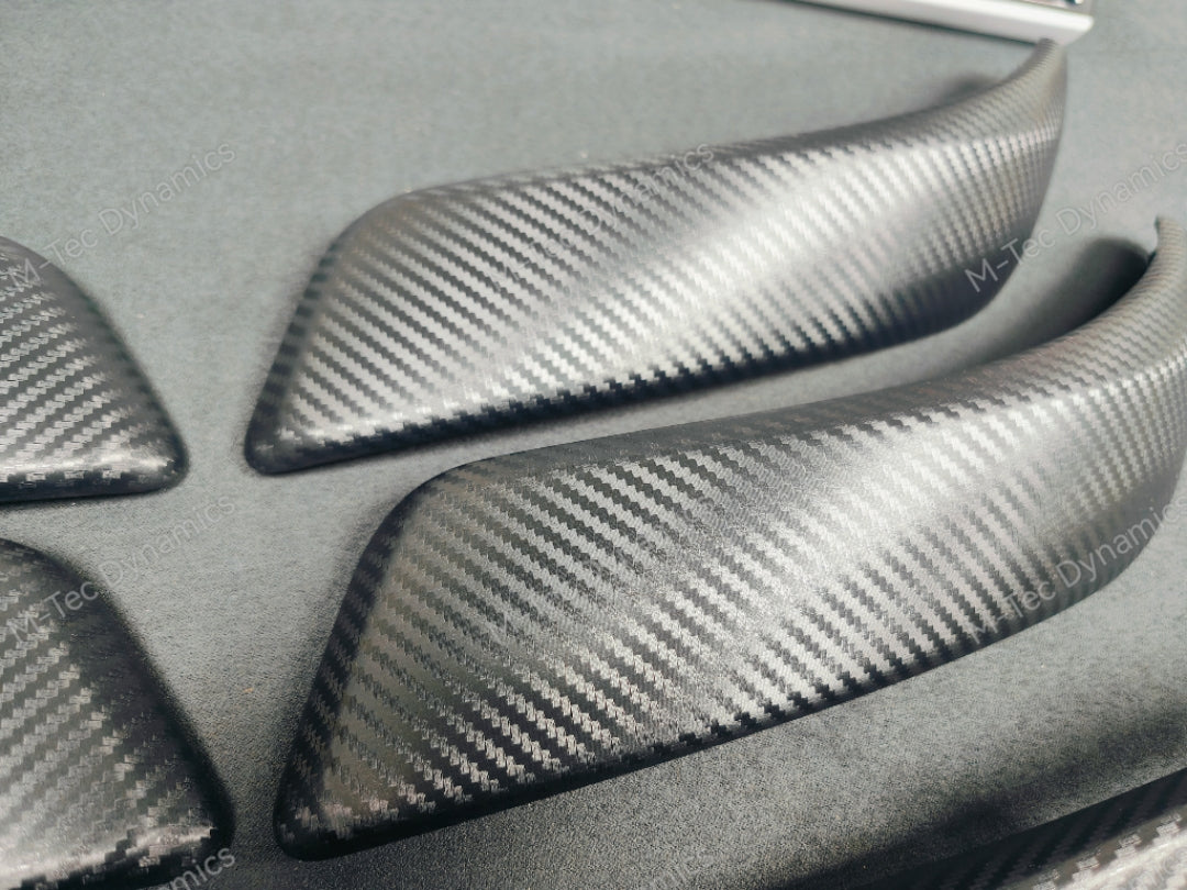 BMW F20 INTERIOR TRIM SET - 3D CARBON / WHITE ACCENT