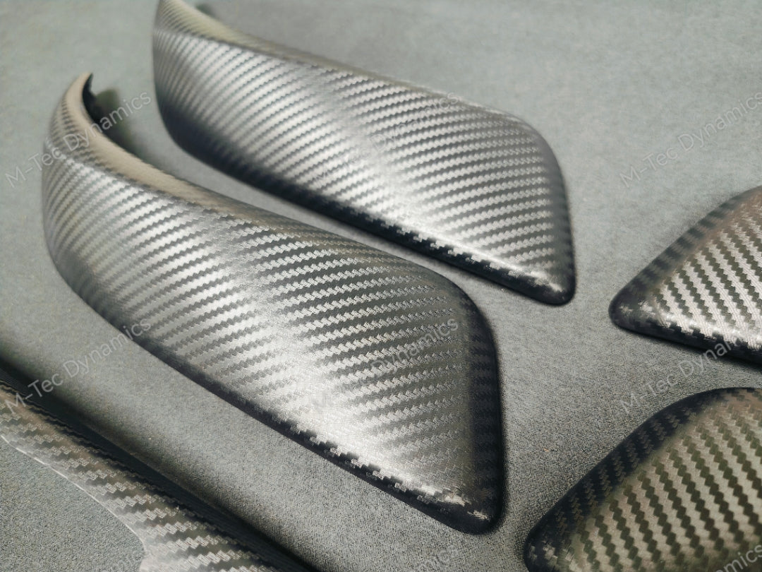BMW F20 INTERIOR TRIM SET - 3D CARBON / WHITE ACCENT