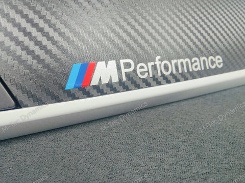BMW F21 F22 INTERIOR TRIM SET - 3D CARBON / WHITE ACCENT (#11)