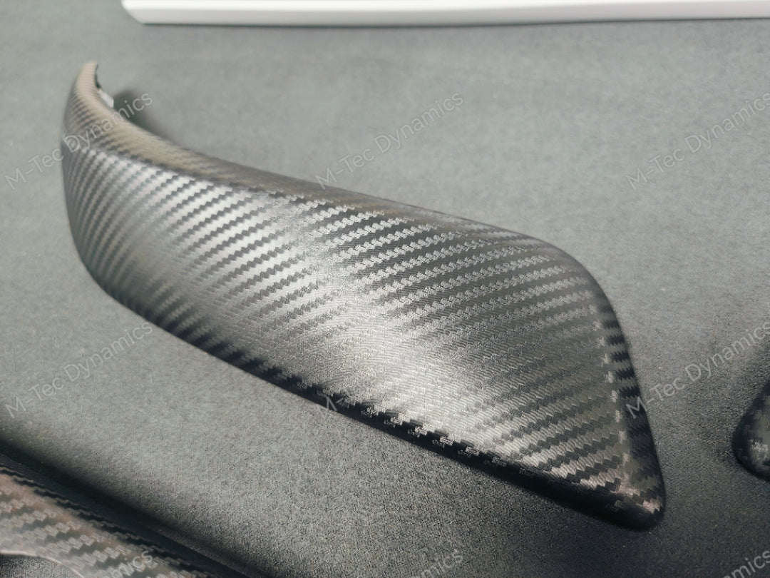 BMW F21 F22 INTERIOR TRIM SET - 3D CARBON / WHITE ACCENT