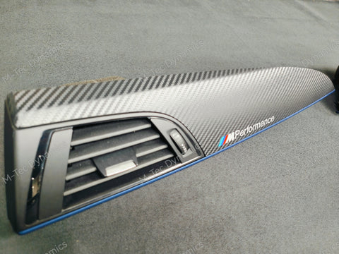 BMW F20 INTERIOR TRIM SET - 3D CARBON / BLUE ACCENT (GRADED)(#14)