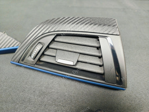 BMW F20 INTERIOR TRIM SET - 3D CARBON / BLUE ACCENT (GRADED)(#14)