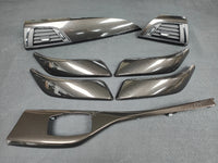 BMW F20 INTERIOR TRIM SET - METALLIC BLACK / GLOSS BLACK ACCENT