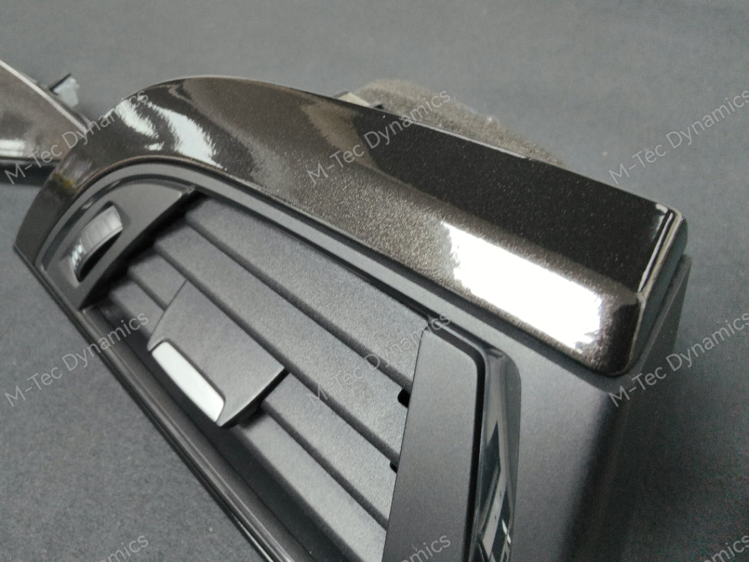 BMW F20 INTERIOR TRIM SET - METALLIC BLACK / GLOSS BLACK ACCENT