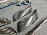 BMW F20 INTERIOR TRIM SET - TEXTURED CARBON / BLUE ACCENT