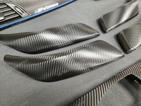 BMW F20 INTERIOR TRIM SET - TEXTURED CARBON / BLUE ACCENT