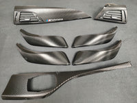 BMW F20 INTERIOR TRIM SET - TEXTURED CARBON / GLOSS BLACK ACCENT