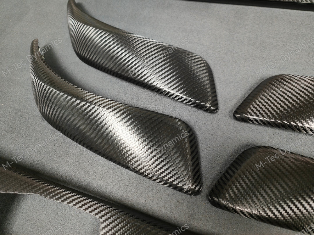 BMW F20 INTERIOR TRIM SET - TEXTURED CARBON / GLOSS BLACK ACCENT