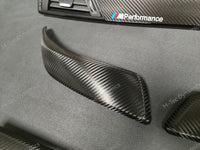 BMW F21 F22 INTERIOR TRIM SET - TEXTURED CARBON / GLOSS BLACK ACCENT