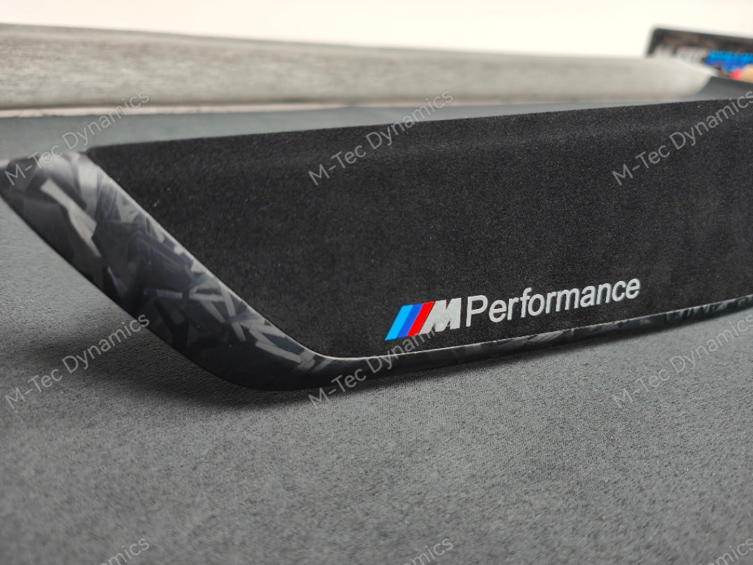 BMW F20 LCI-2 INTERIOR TRIM SET - GLOSS FORGED CARBON / ALCANTARA STYLE