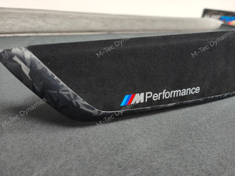 BMW F20 LCI-2 INTERIOR TRIM SET - GLOSS FORGED CARBON / ALCANTARA STYLE (MTD-FC)