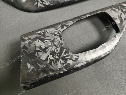 BMW F20 LCI-2 INTERIOR TRIM SET - GLOSS FORGED CARBON / ALCANTARA STYLE (MTD-FC)