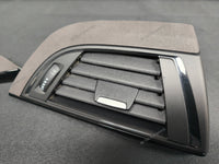BMW F2X INTERIOR TRIM SET - ALCANTARA LOOK VINYL / GLOSS BLACK ACCENT F20 F21 F22 (MP)