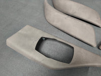 BMW F2X INTERIOR TRIM SET - ALCANTARA LOOK VINYL / GLOSS BLACK ACCENT F20 F21 F22 (MP)