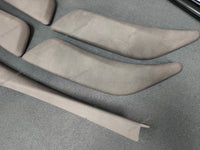 BMW F2X INTERIOR TRIM SET - ALCANTARA LOOK VINYL / GLOSS BLACK ACCENT F20 F21 F22 (MP)