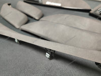 BMW F2X INTERIOR TRIM SET - ALCANTARA LOOK VINYL / GLOSS BLACK ACCENT F20 F21 F22 (MP)
