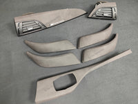 BMW F2X INTERIOR TRIM SET - ALCANTARA LOOK VINYL / GLOSS BLACK ACCENT F20 F21 F22 (MP)
