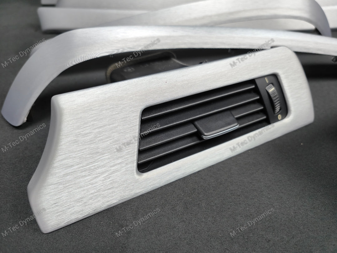 BMW E90 / E91 INTERIOR TRIM SET - SILVER BRUSHED ALUMINIUM