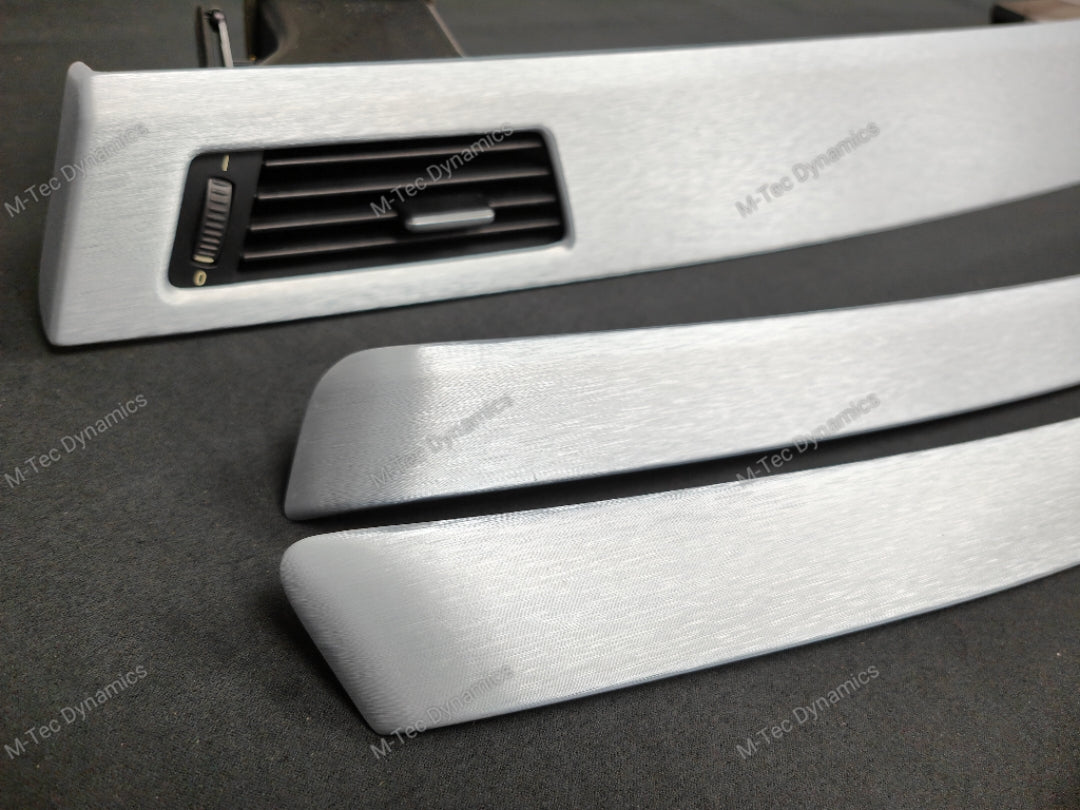 BMW E90 / E91 INTERIOR TRIM SET - SILVER BRUSHED ALUMINIUM
