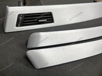 BMW E90 / E91 INTERIOR TRIM SET - SILVER BRUSHED ALUMINIUM