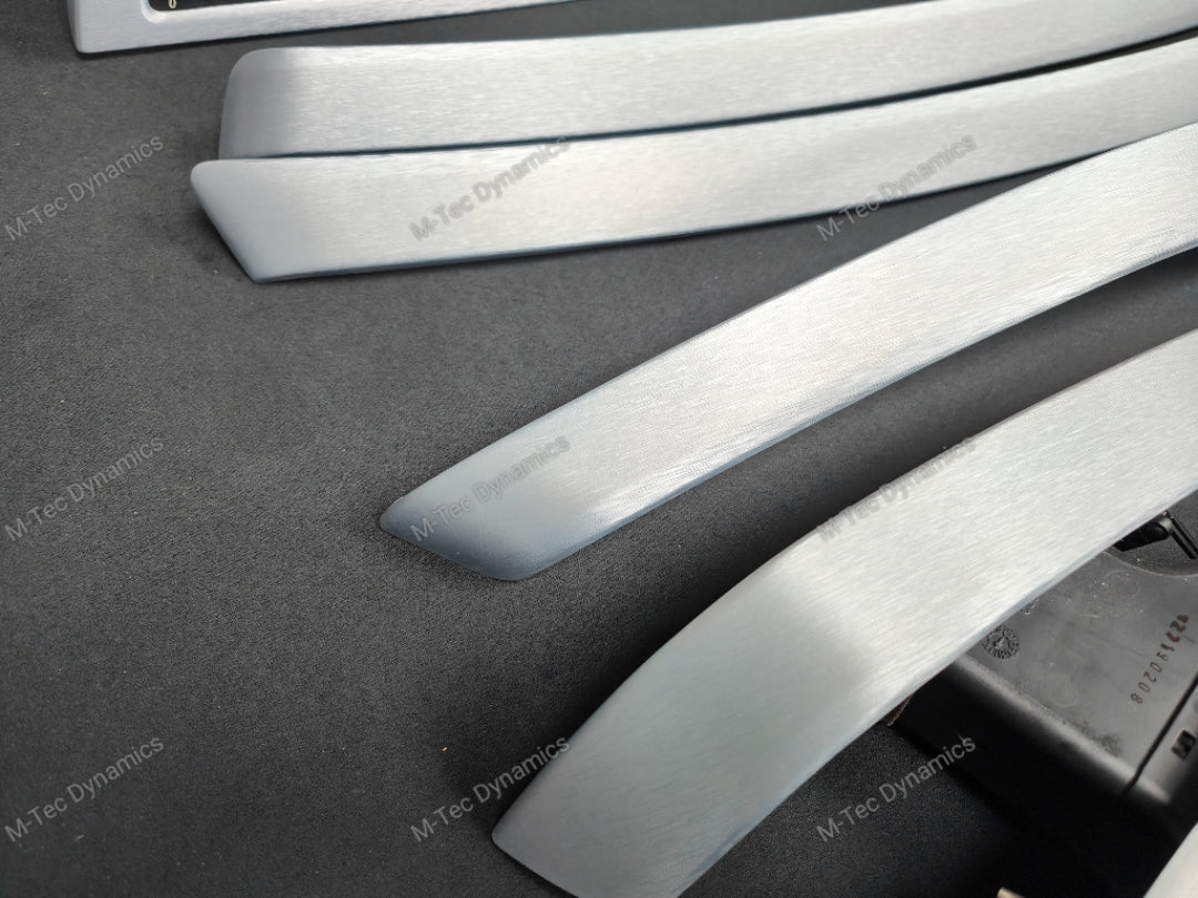 BMW E90 / E91 INTERIOR TRIM SET - SILVER BRUSHED ALUMINIUM