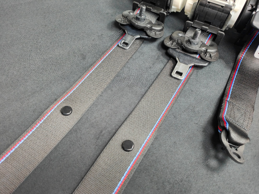 BMW 4-SERIES F32 / F82 M4 COUPE COMPETITION FRONT & REAR SEAT BELT SET (SALE)